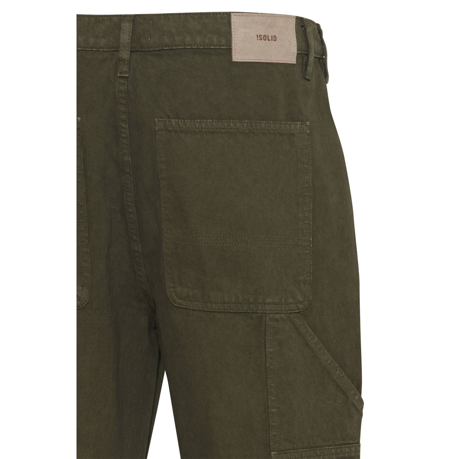 Solid loose fit carpenter SDCOL TOMMY donkergroen