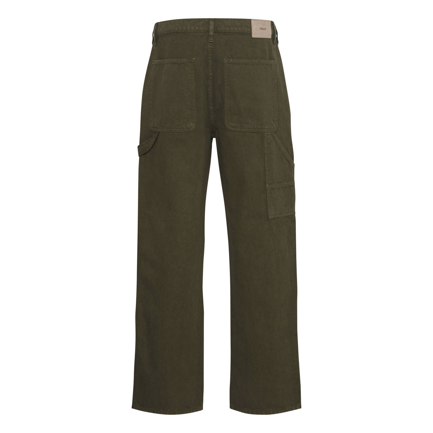 Solid loose fit carpenter SDCOL TOMMY donkergroen