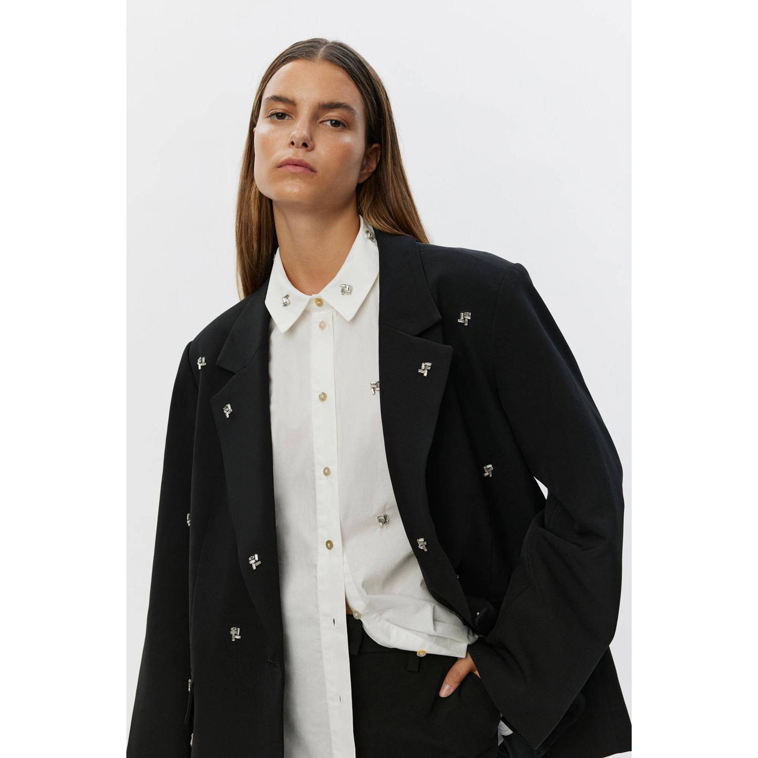 Sofie Schnoor oversized blazer zwart