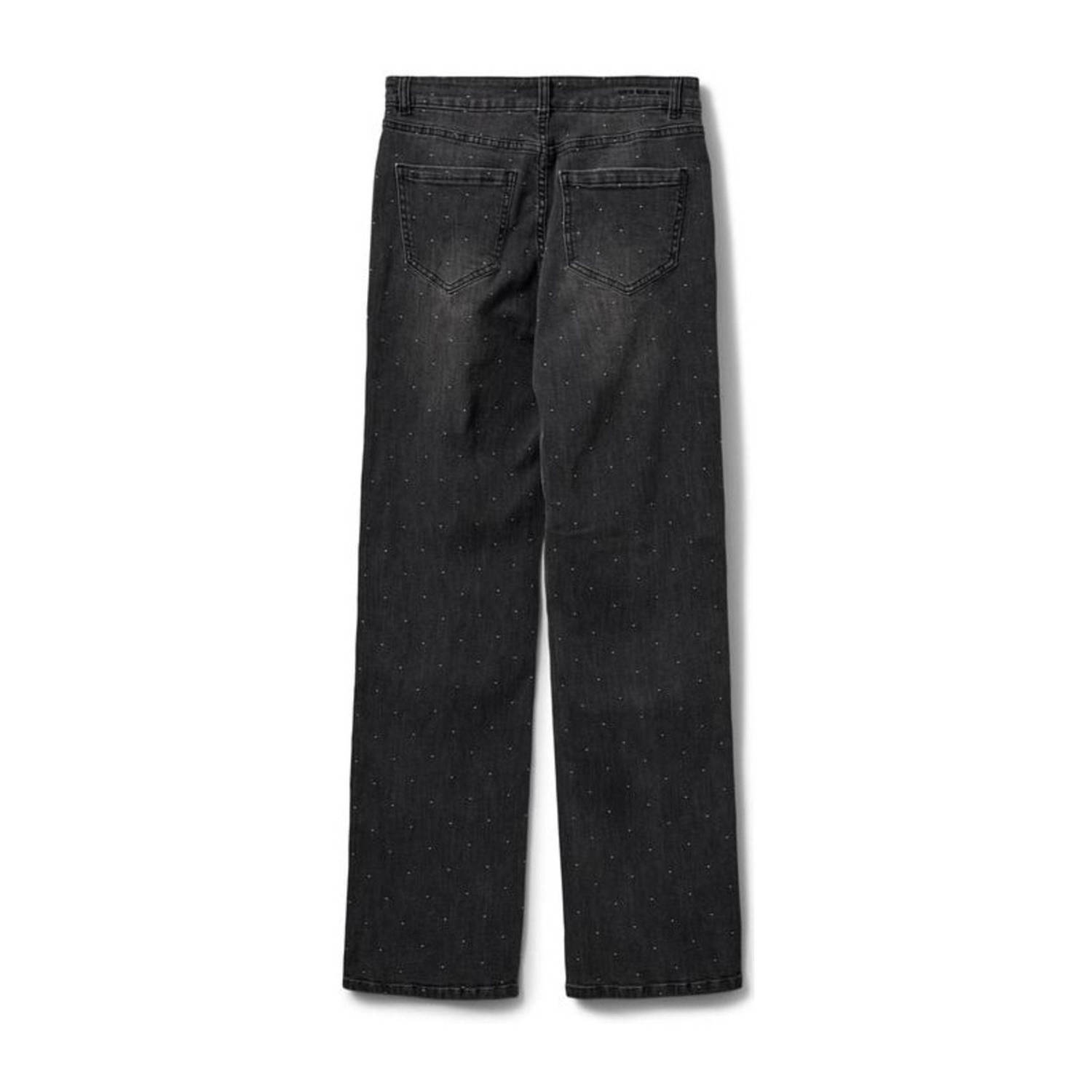 Sofie Schnoor high waist wide leg jeans black denim