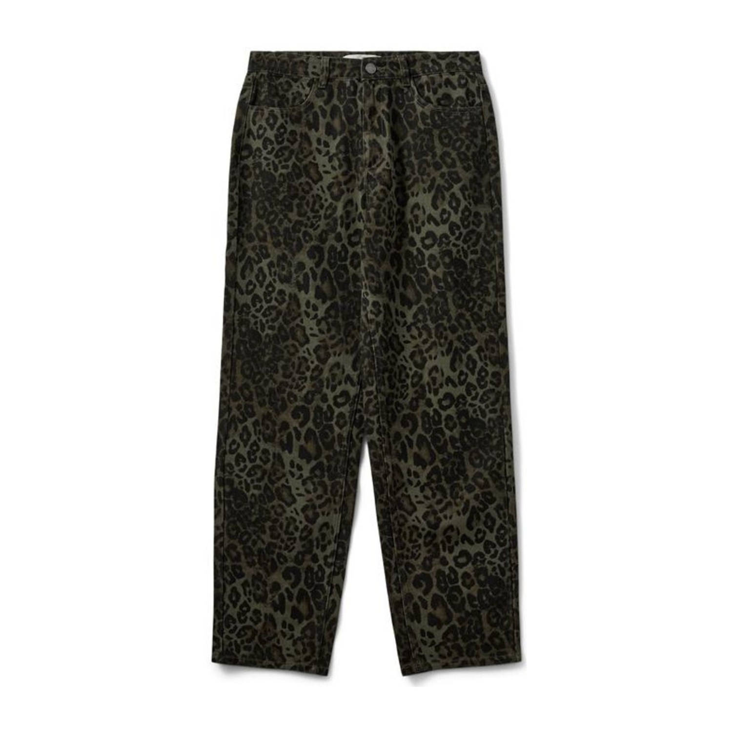 Sofie Schnoor high waist wide leg jeans groen