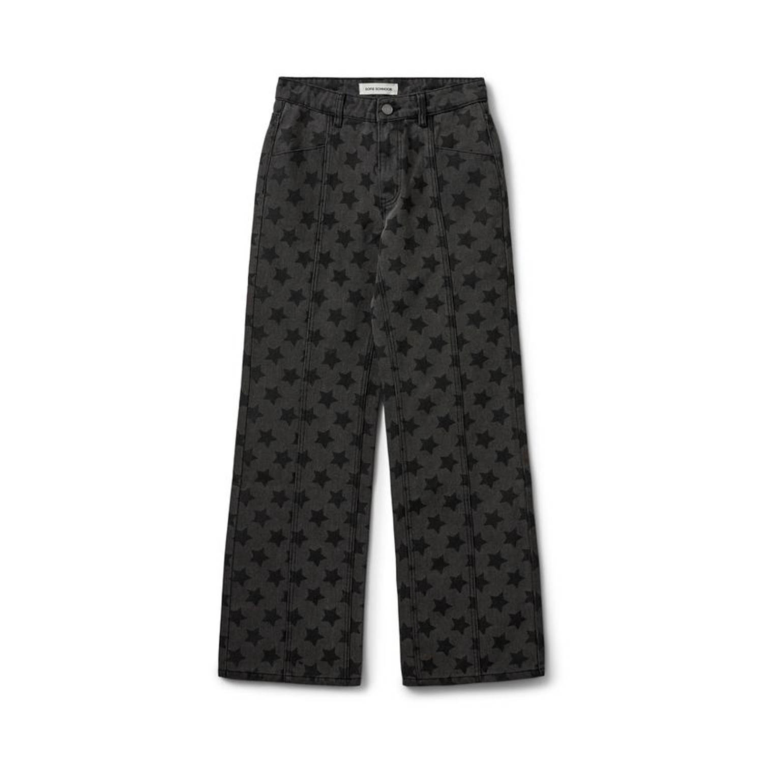 Sofie Schnoor high waist wide leg jeans black denim
