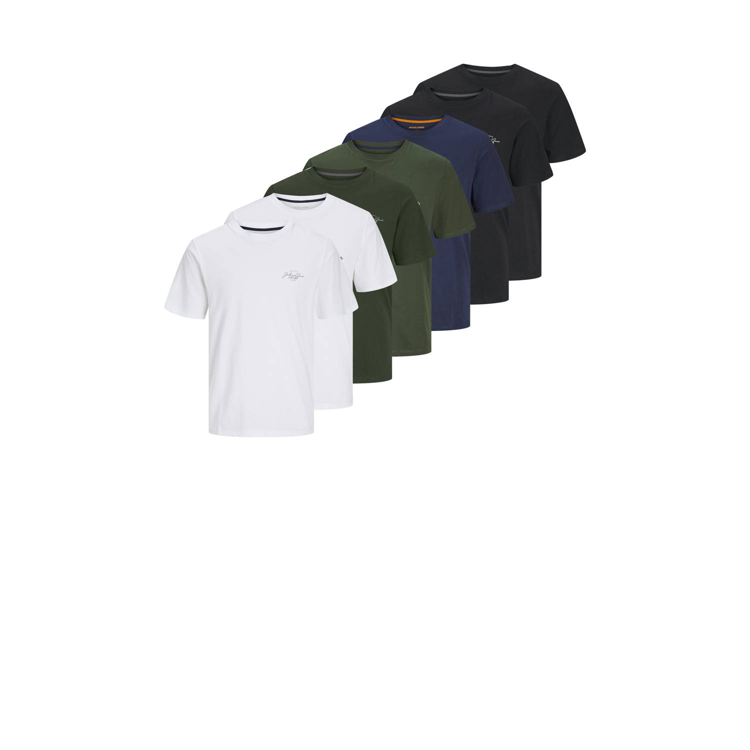 JACK & JONES PLUS SIZE T-shirt JJFERRIS Plus Size met printopdruk multi