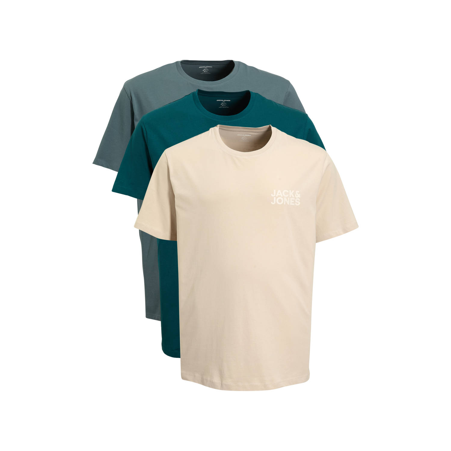 JACK & JONES PLUS SIZE T-shirt JJECORP Plus Size groen