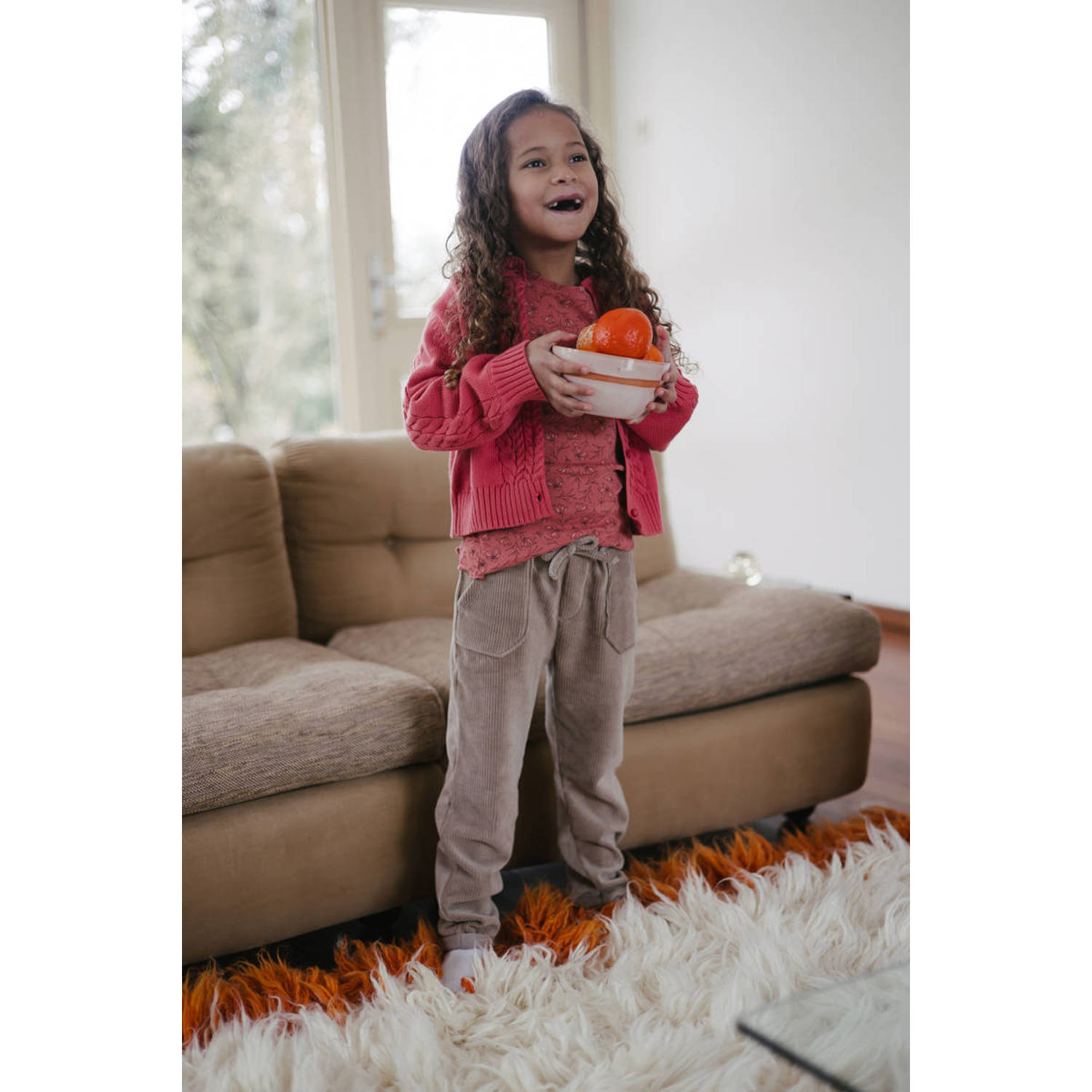 LEVV Little corduroy broek POPPY taupe