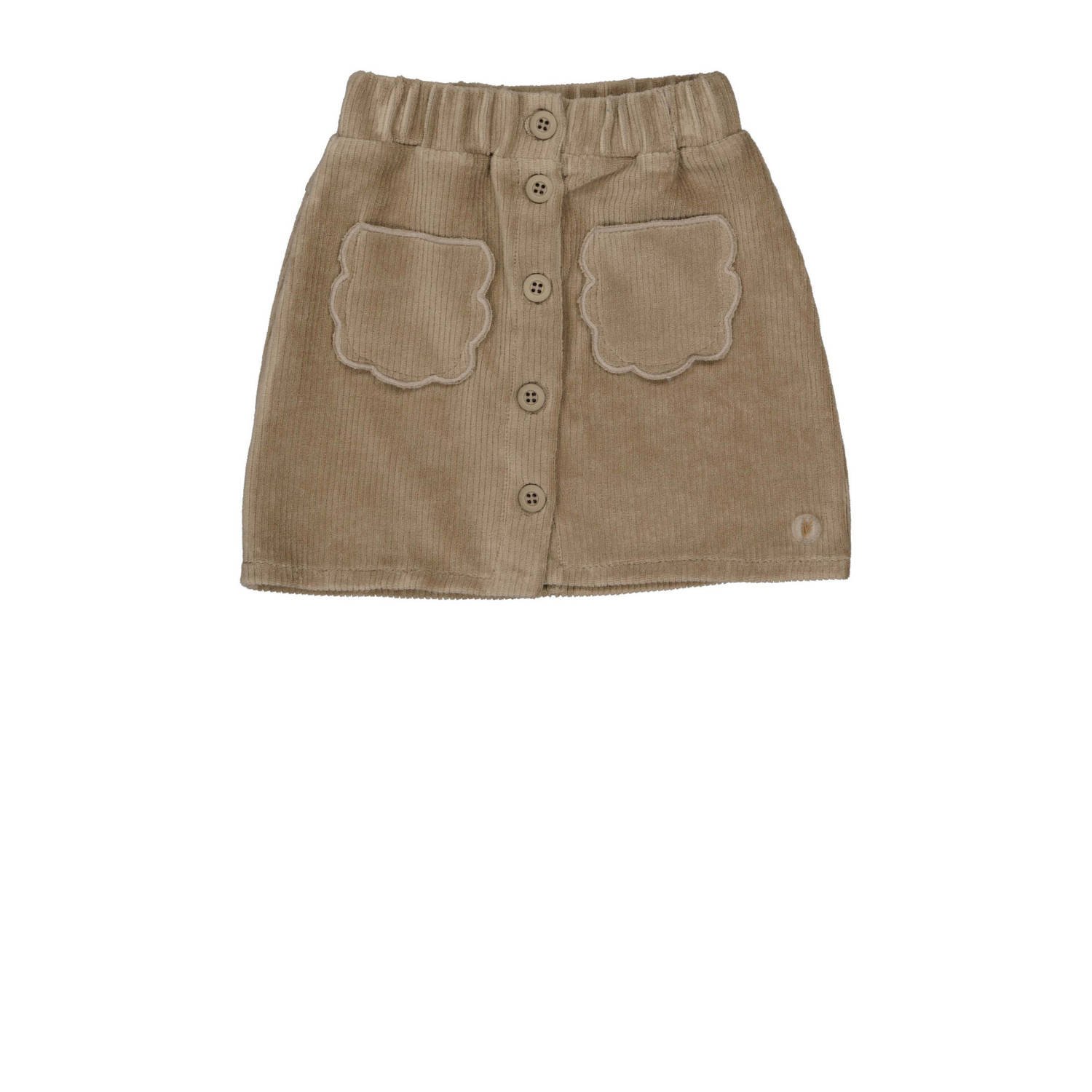 LEVV Little corduroy a-lijn rok bruin