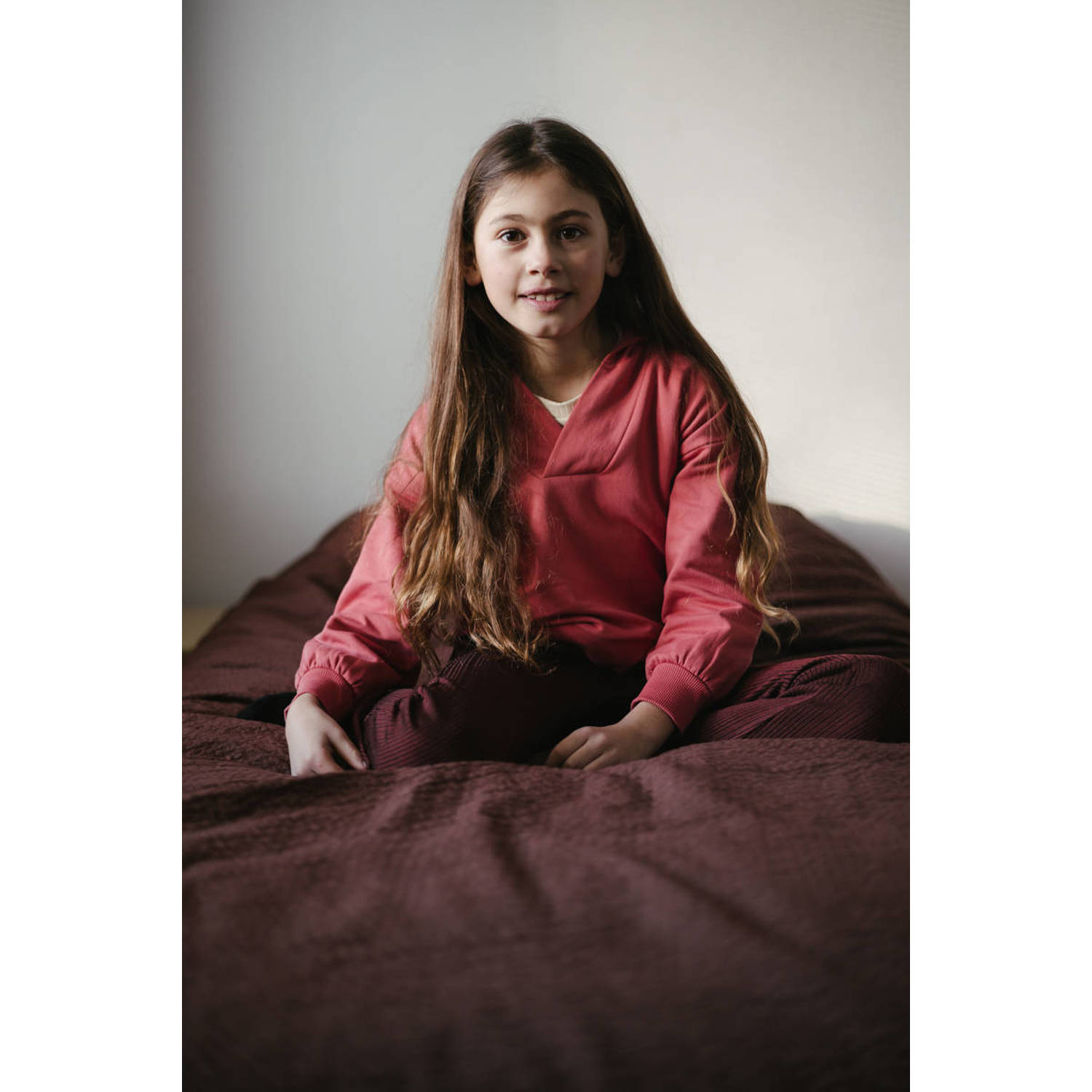 LEVV broek NYREE roodbruin