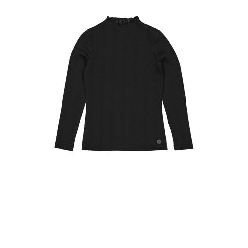 LEVV geweven longsleeve NIYA donkergrijs afbeelding