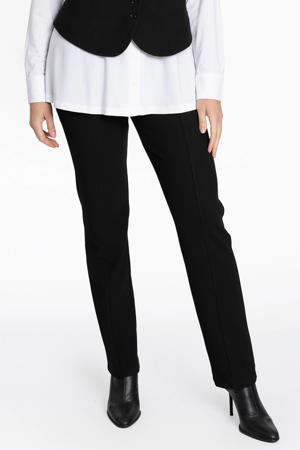 straight fit broek zwart
