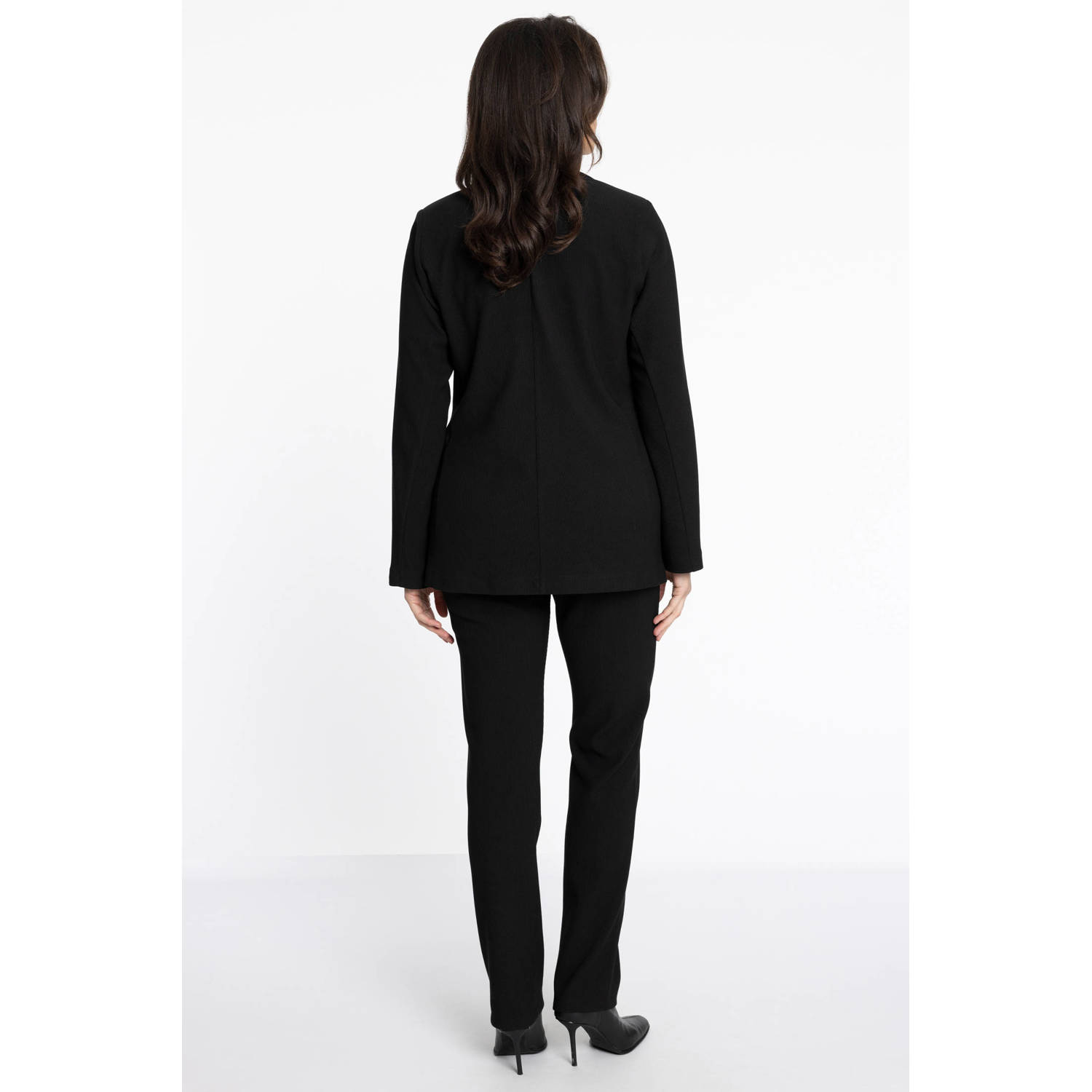 YOEK straight fit broek zwart