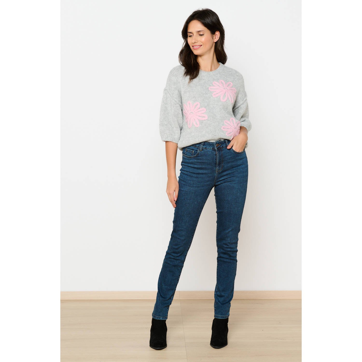 LOLALIZA skinny jeans dark blue denim