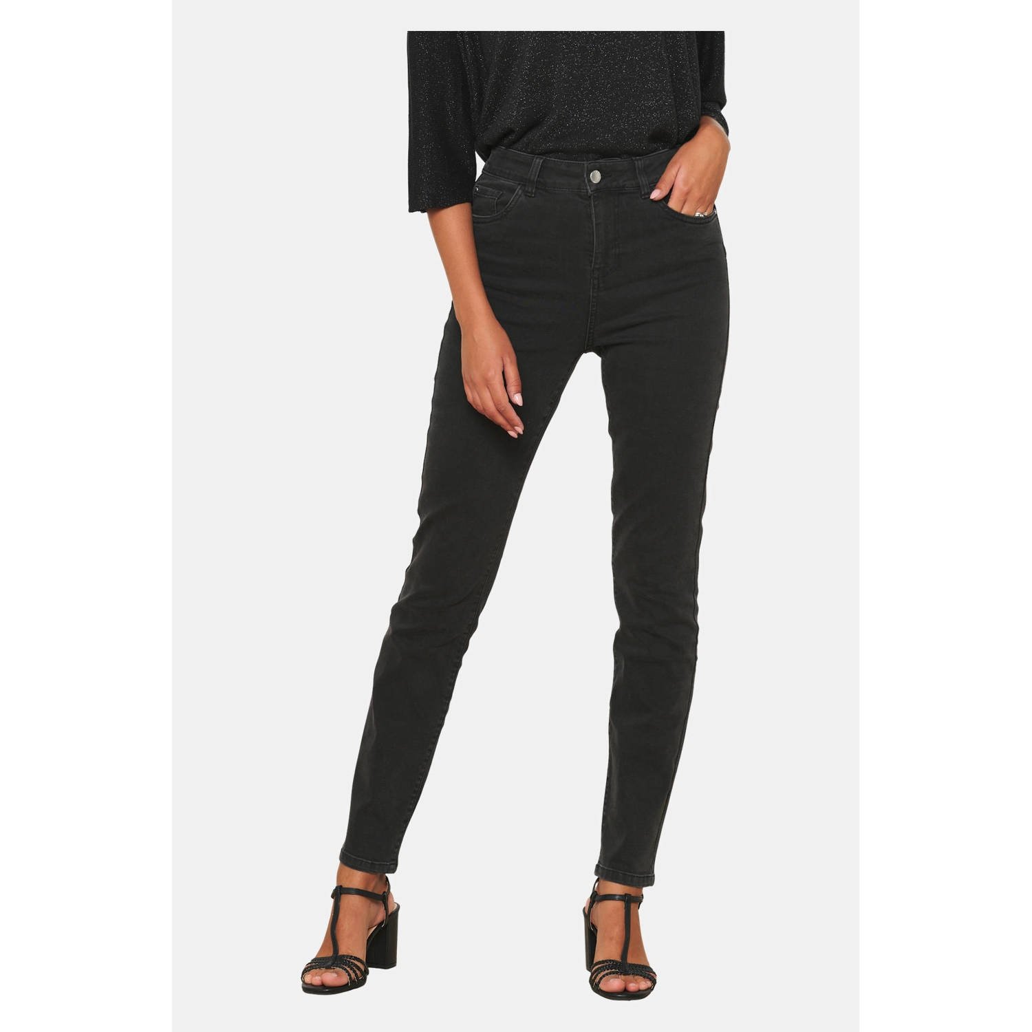 LOLALIZA skinny jeans dark grey denim