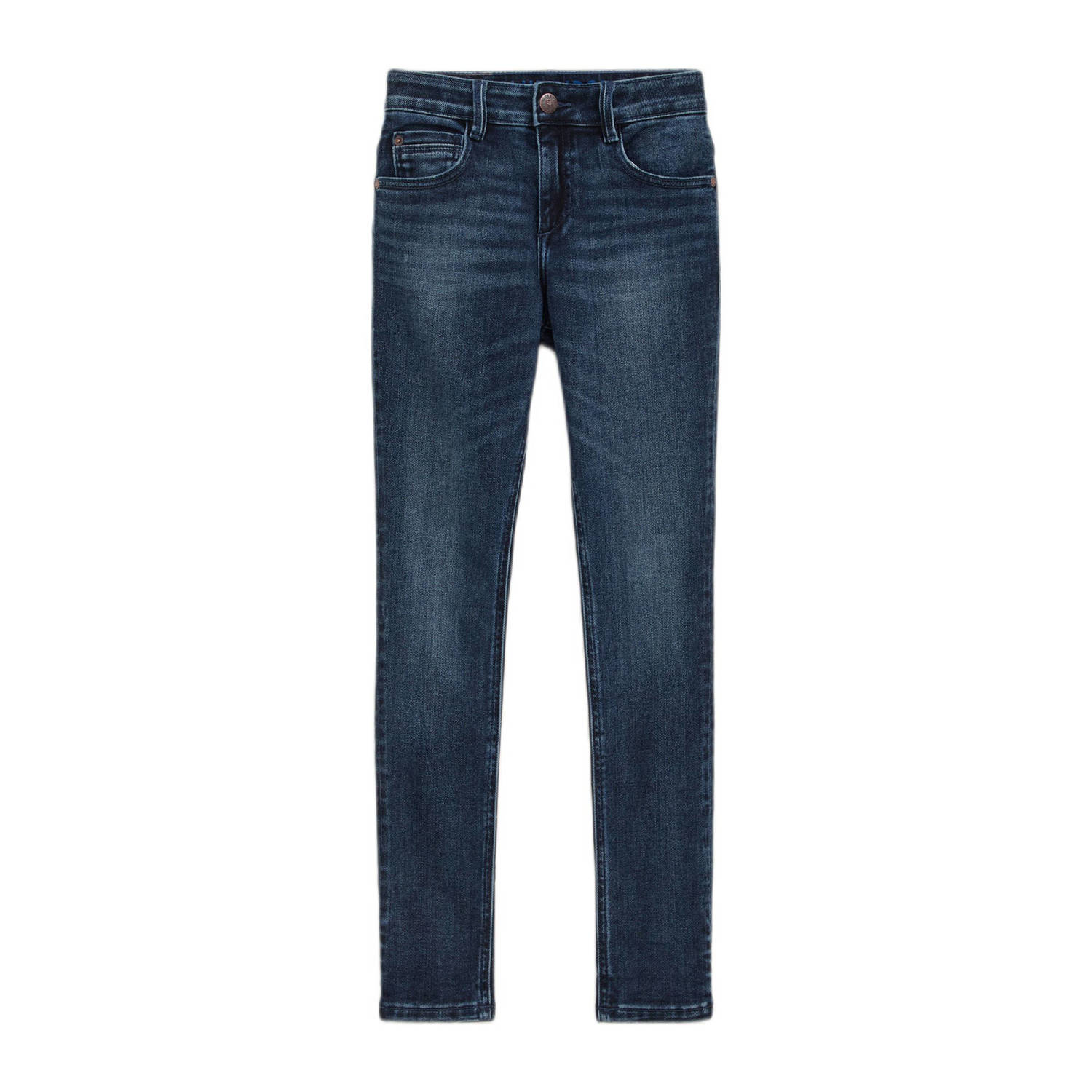WE Fashion skinny jeans dark used denim