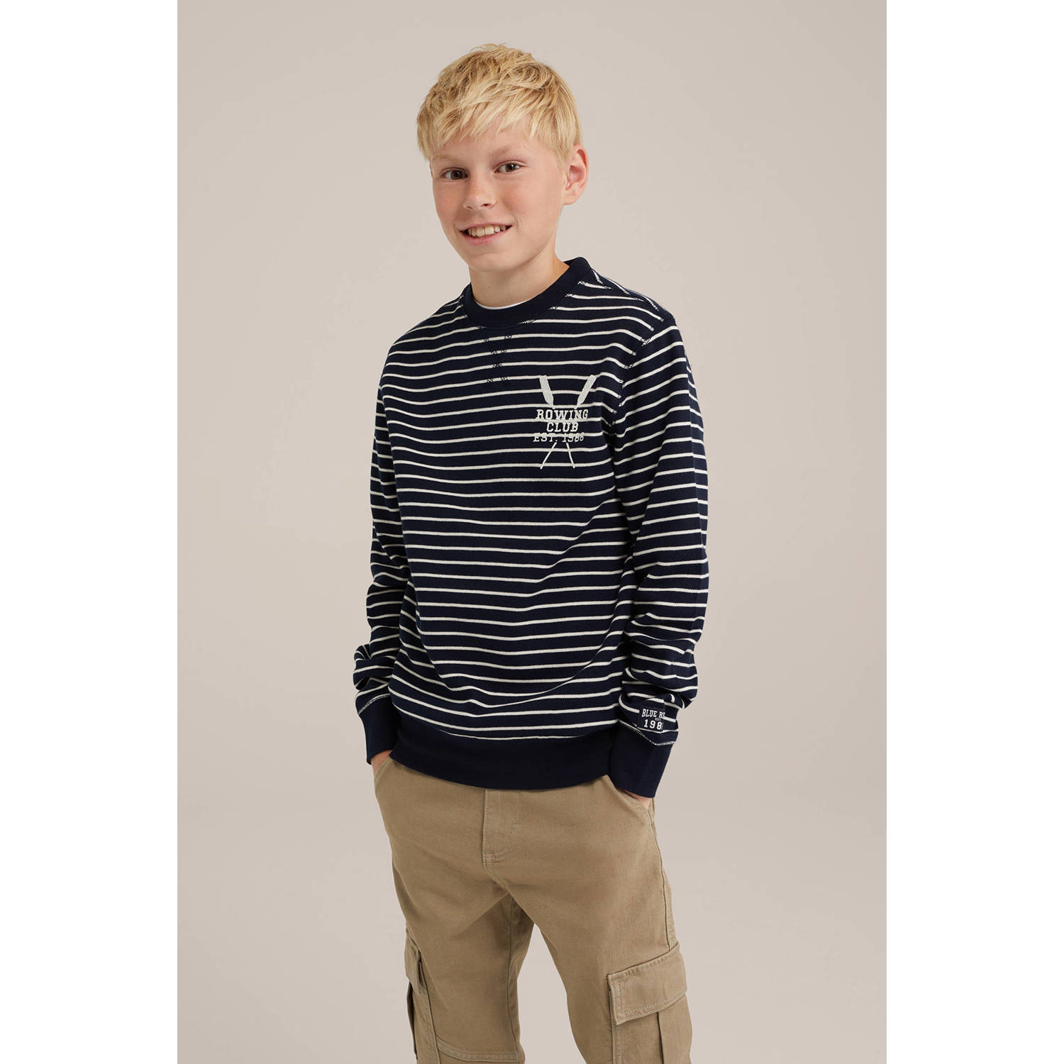 WE Fashion sweater zwart