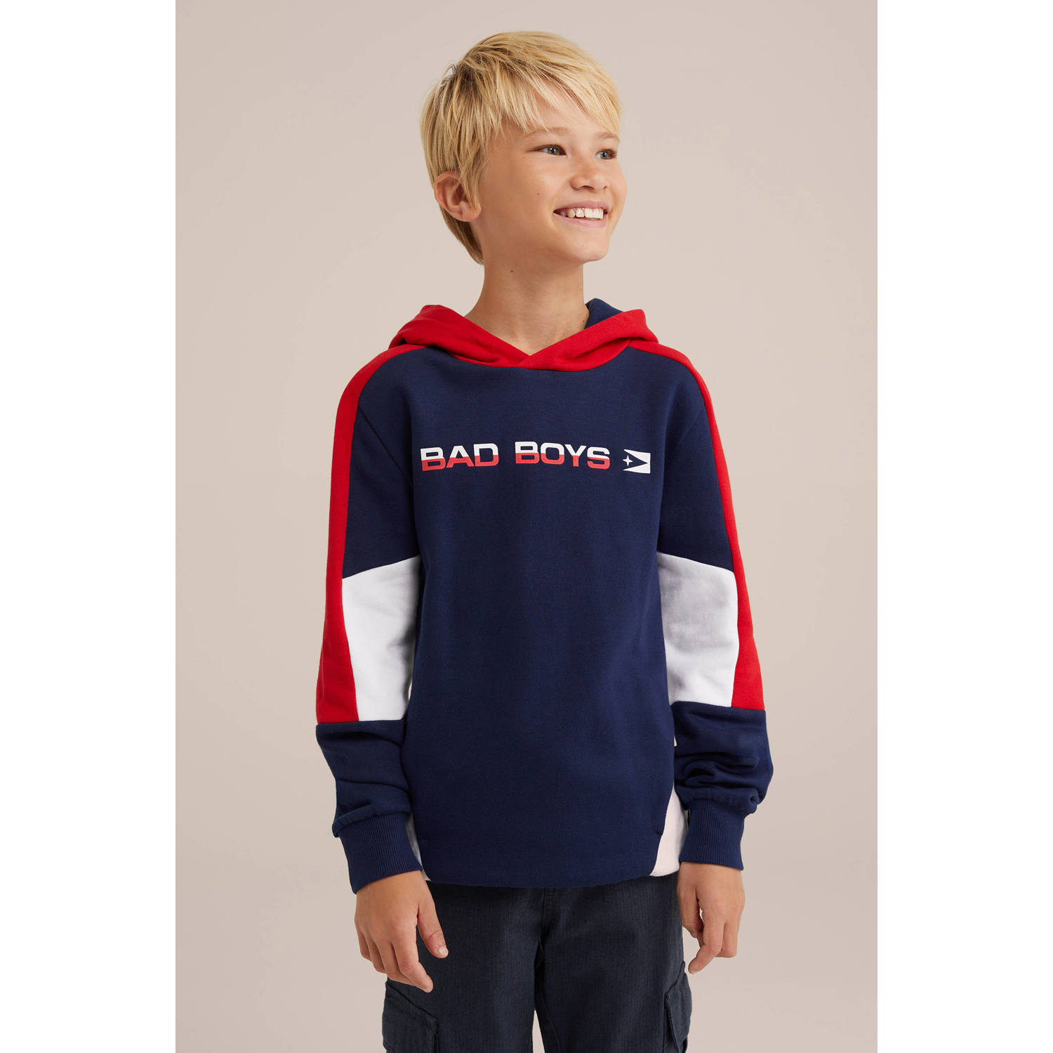 WE Fashion hoodie blauw