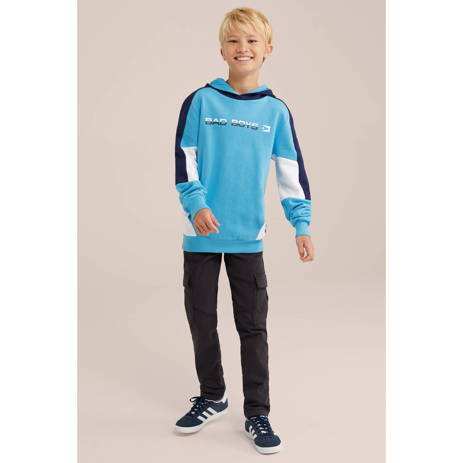 WE Fashion hoodie blauw