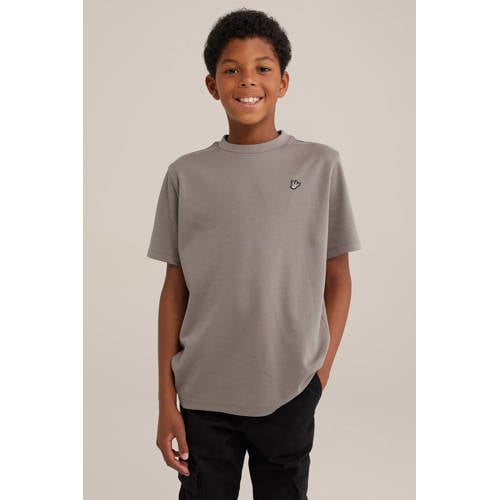 WE Fashion Blue Ridge T-shirt lichtbruin afbeelding