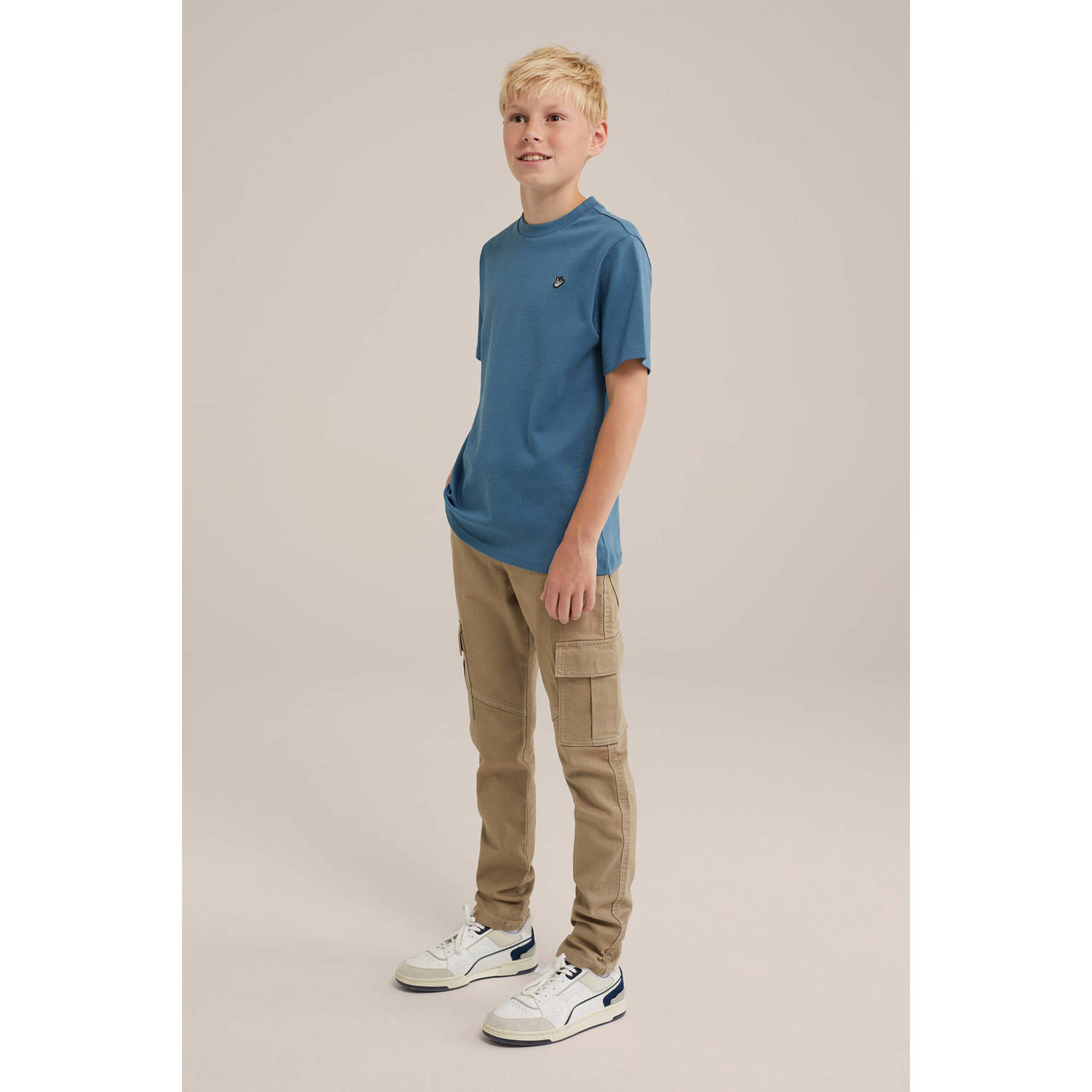WE Fashion T-shirt blauw