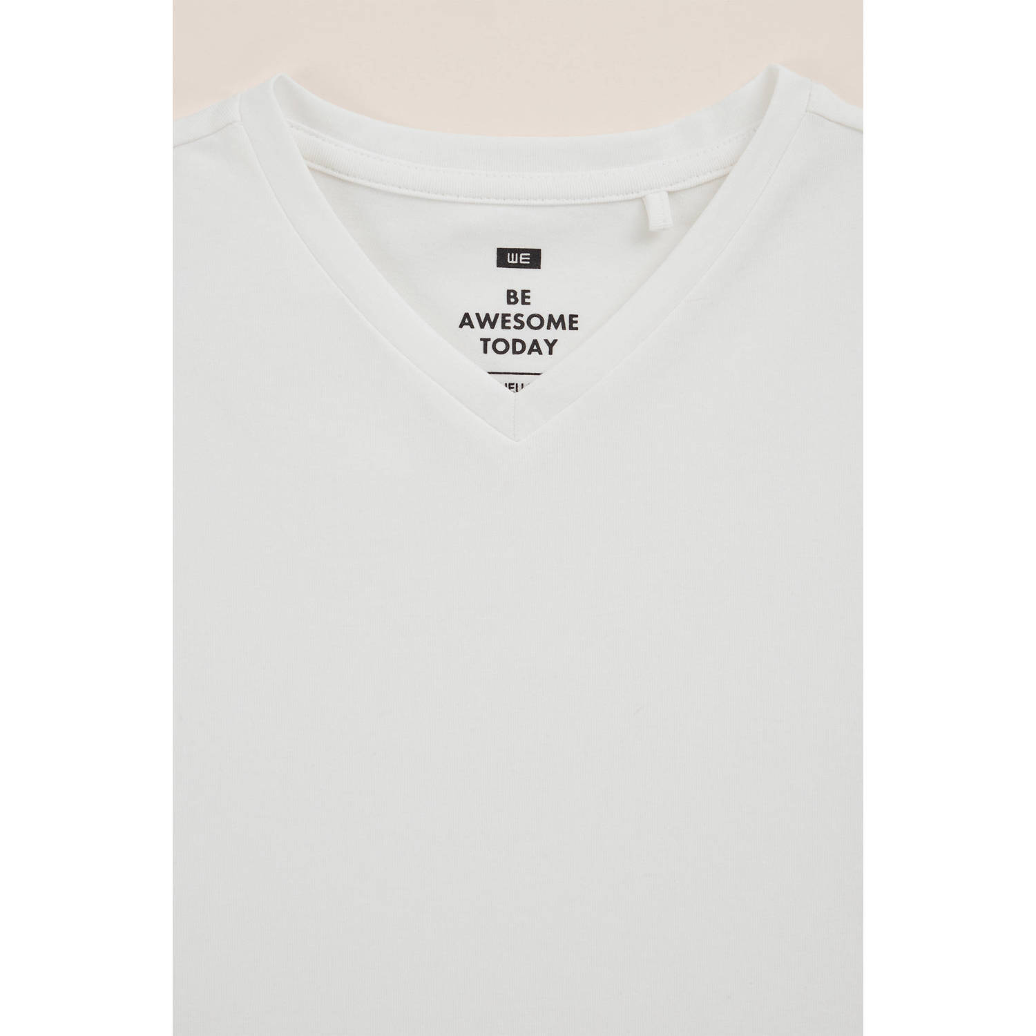 WE Fashion T-shirt (set van 5) wit