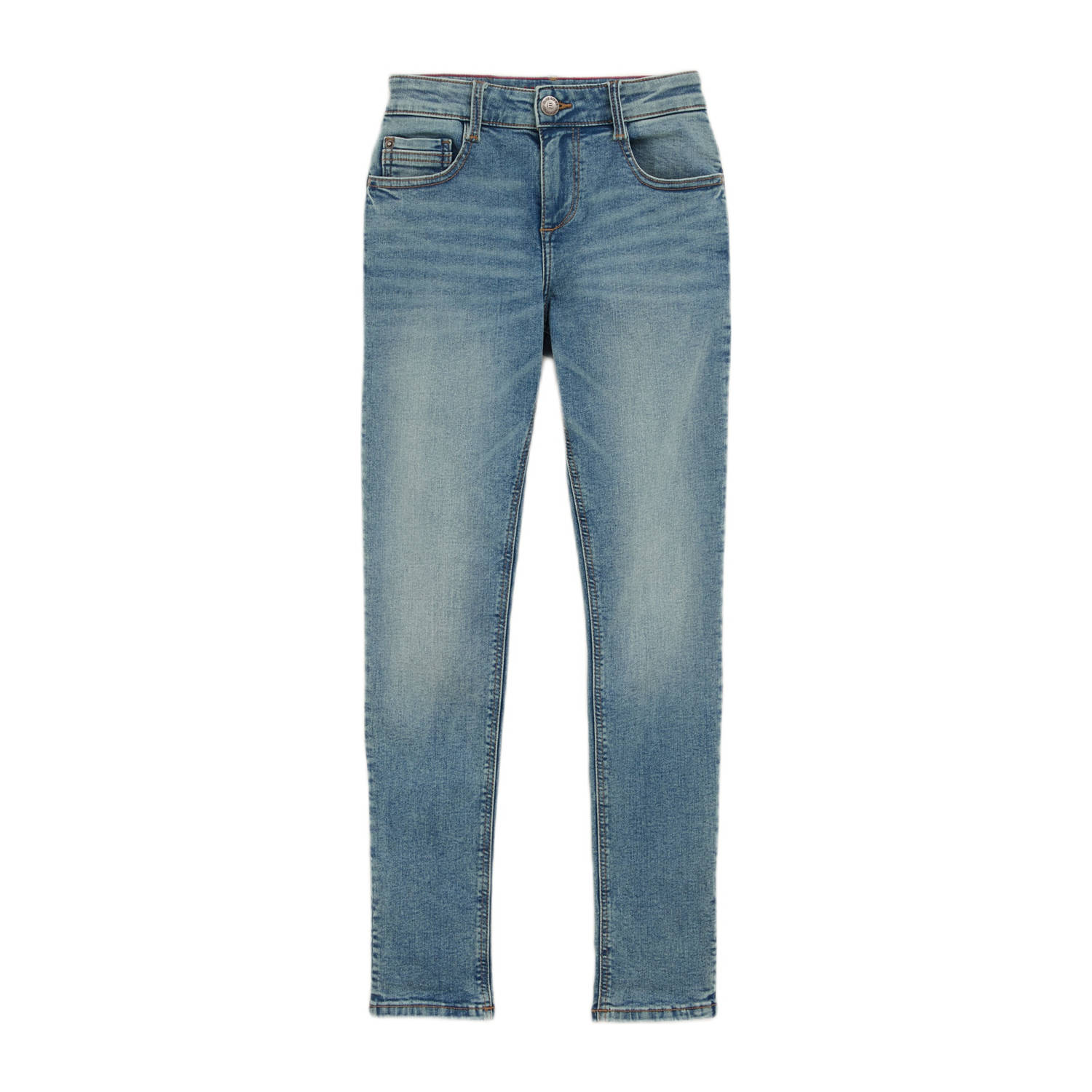 WE Fashion slim fit jeans green cast denim