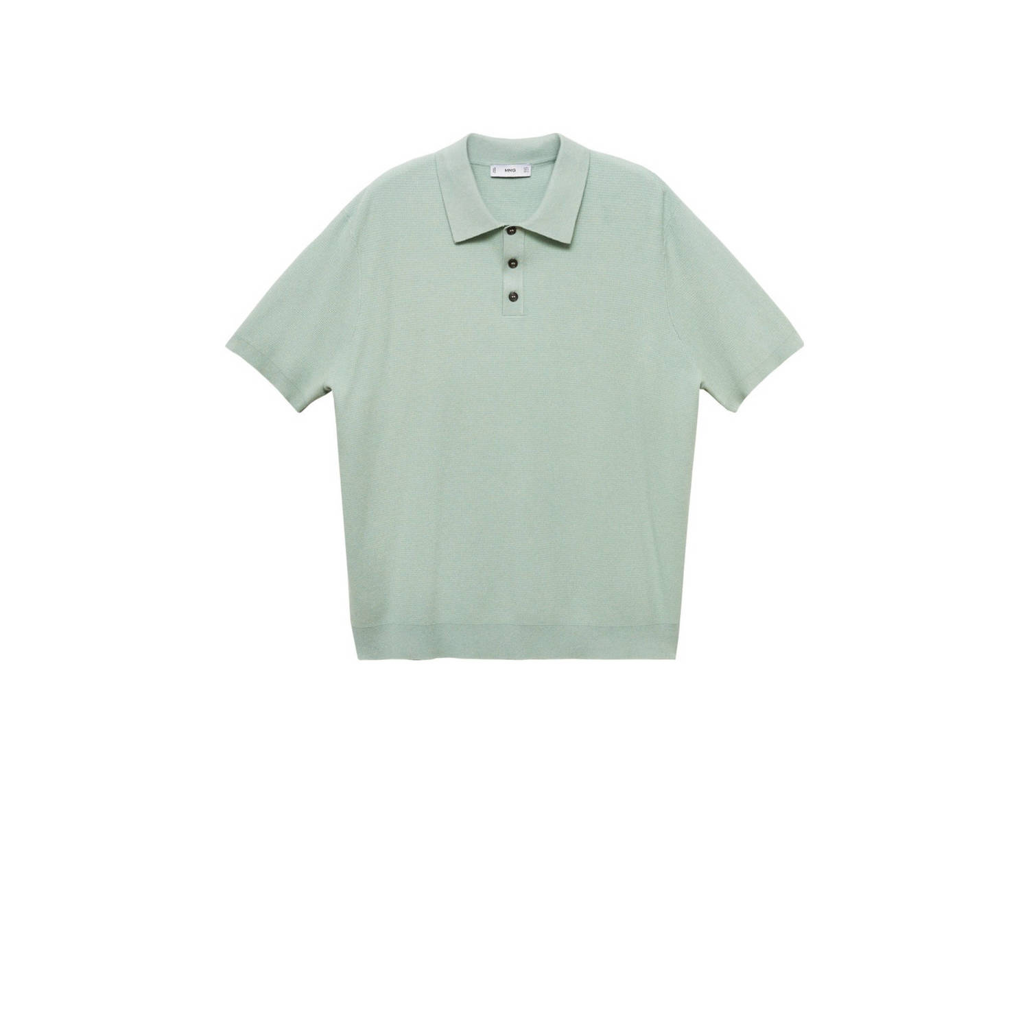 Mango Man regular fit polo turquoise