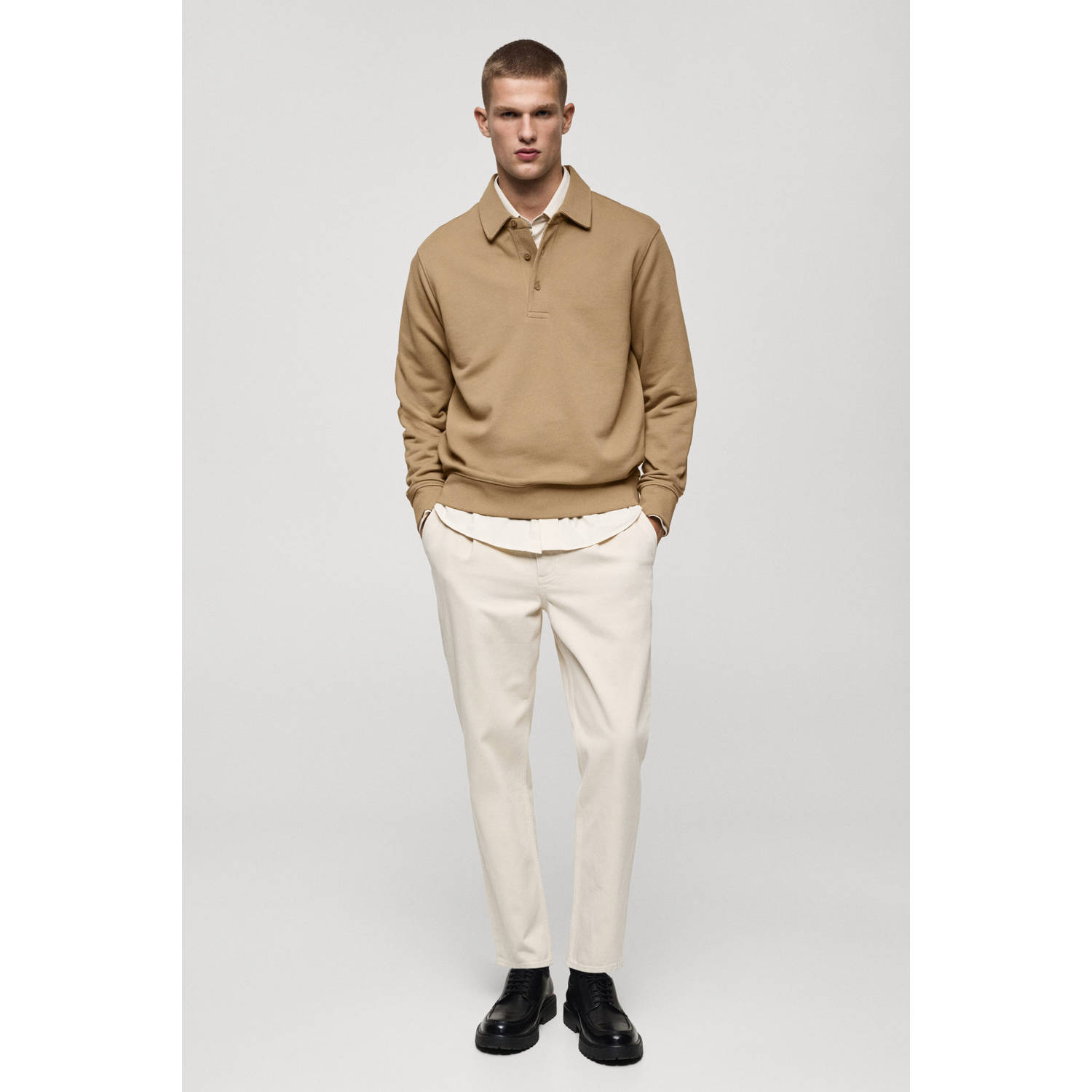Mango Man sweater bruin