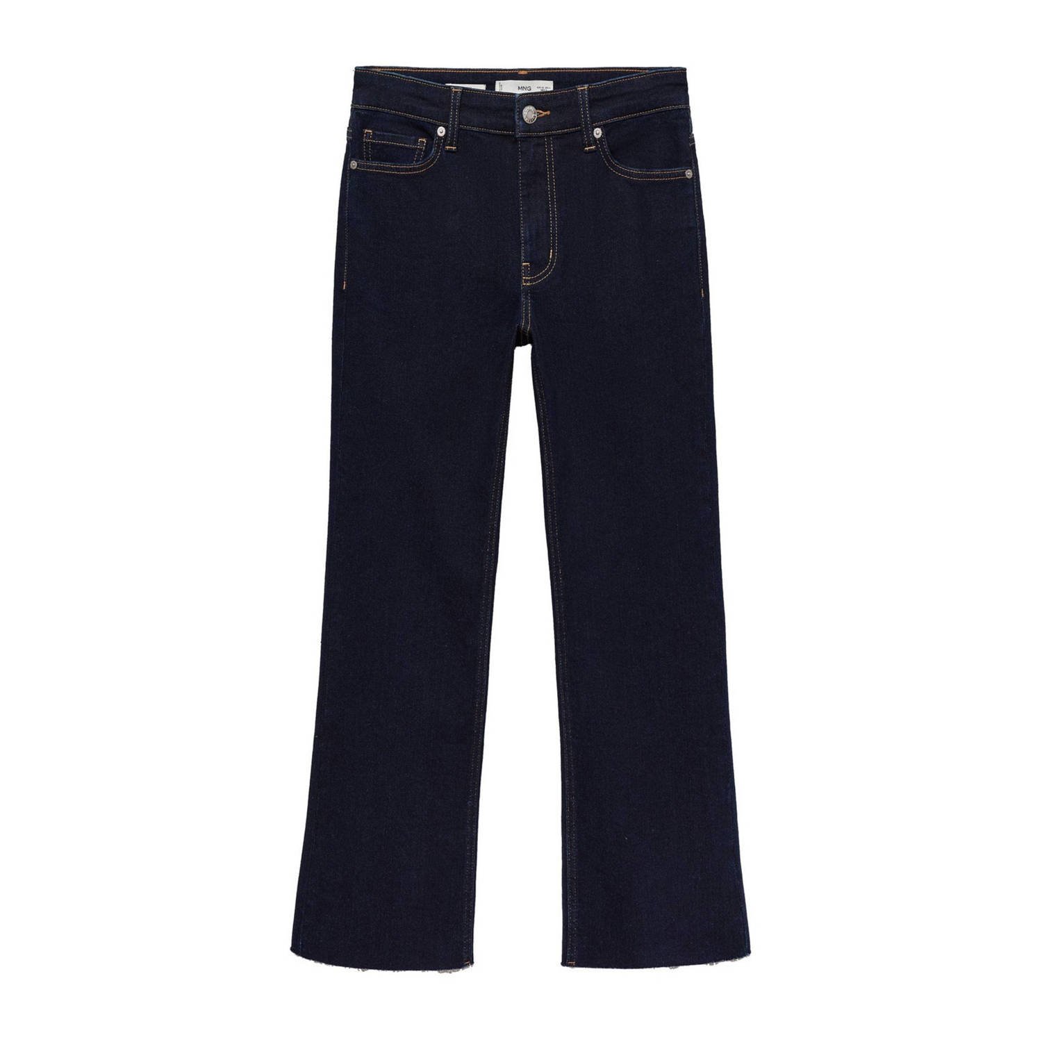 Mango cropped jeans dark blue denim