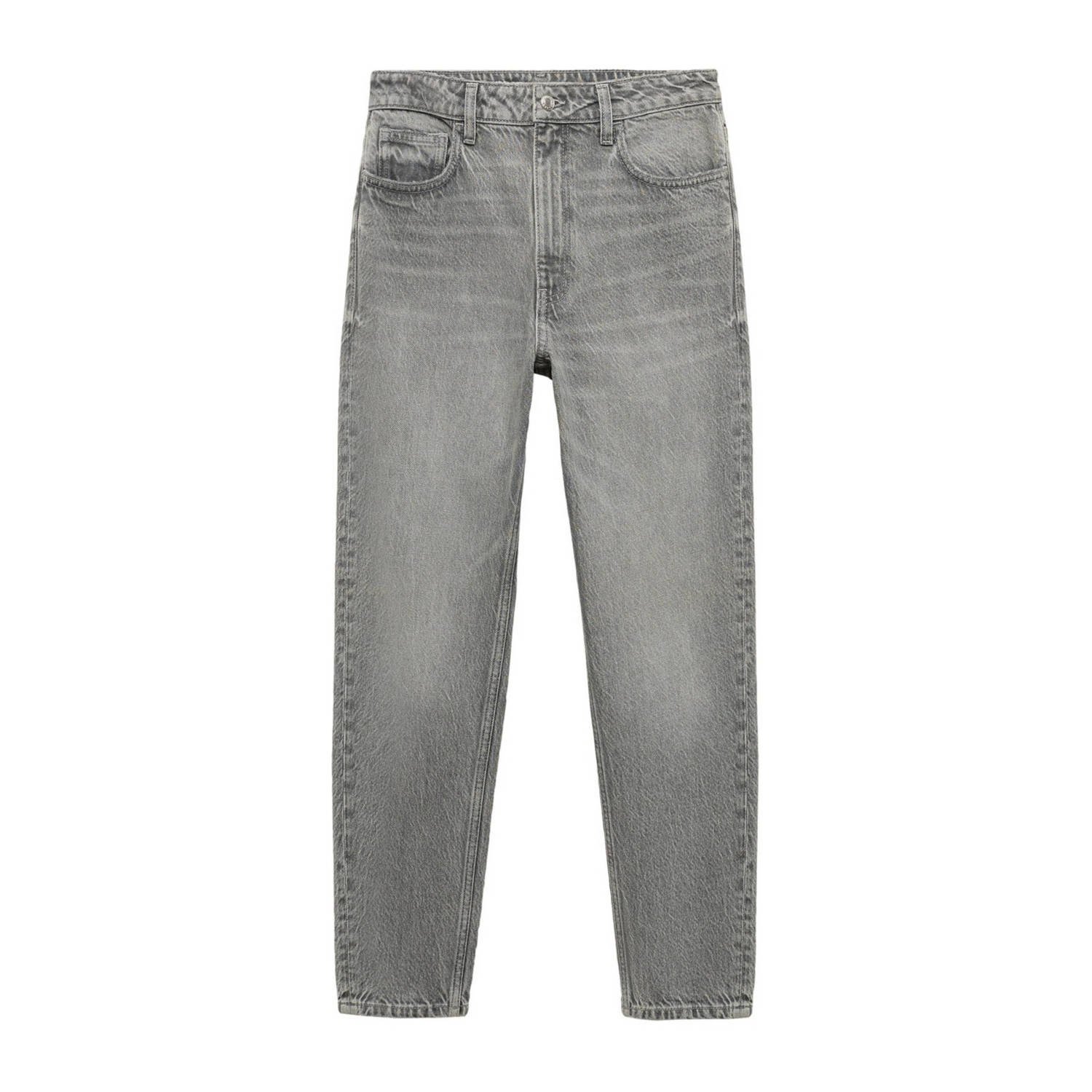 Mango mom jeans grey denim