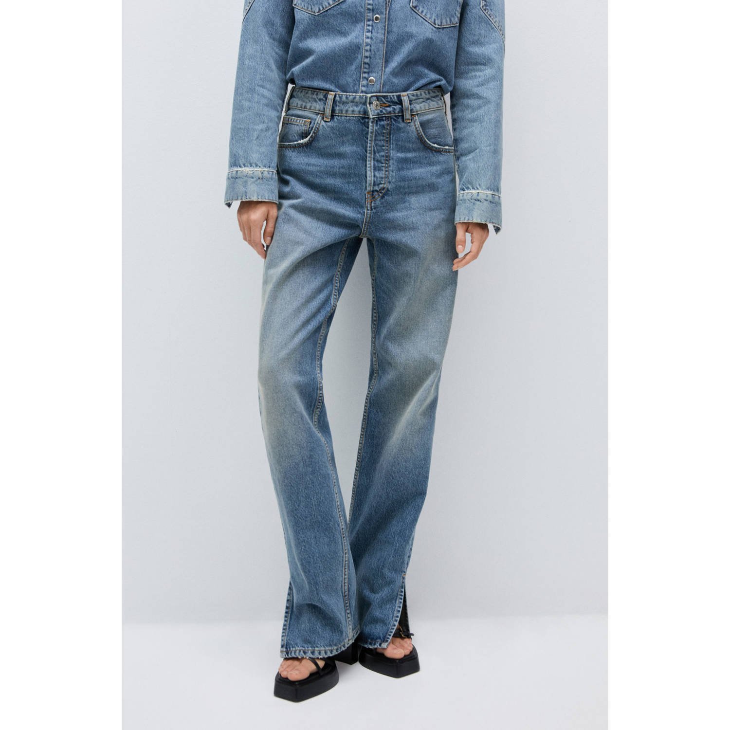 Mango regular jeans medium blue denim