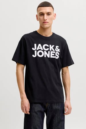 slim fit T-shirt Jjecorp met logo