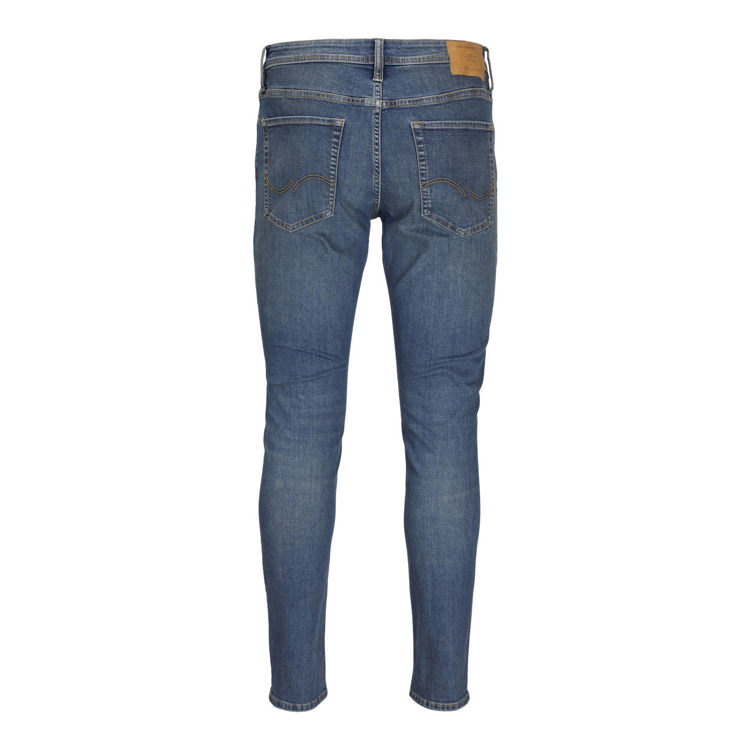 JACK & JONES JEANS INTELLIGENCE slim fit jeans JJIGLENN JJORIGINAL blue denim