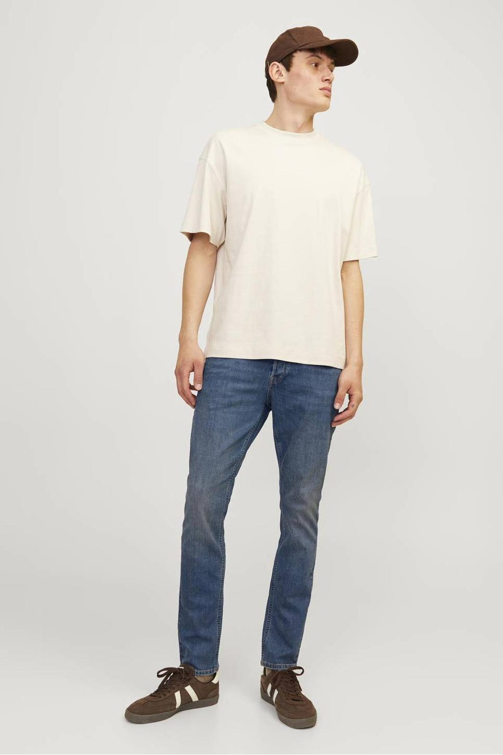 JACK & JONES JEANS INTELLIGENCE slim fit jeans JJIGLENN JJORIGINAL blue denim