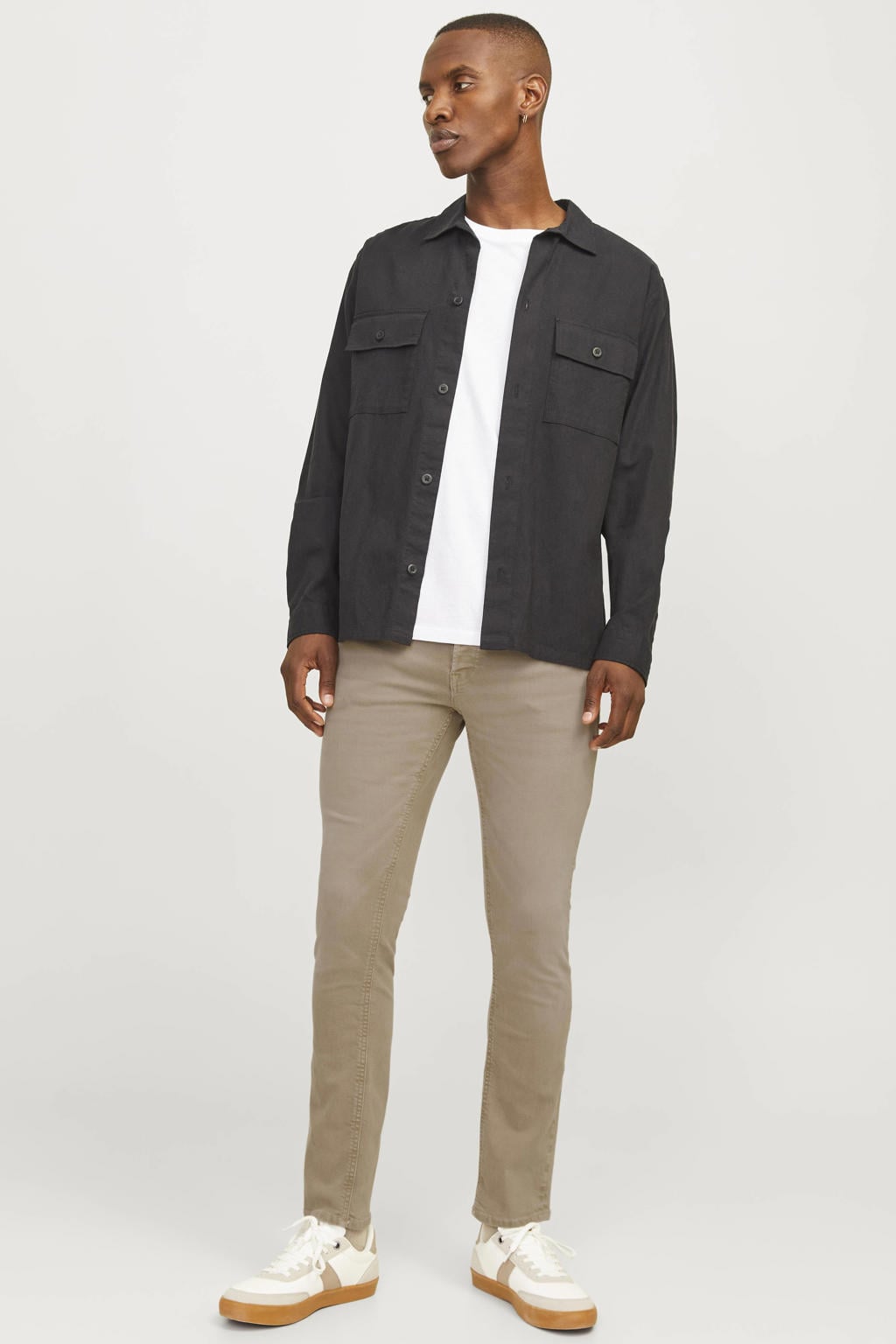 JACK & JONES JEANS INTELLIGENCE slim fit jeans JJIGLENN JJORIGINAL moonbeam