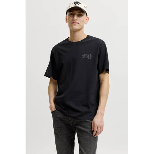 JACK & JONES ESSENTIALS slim fit T-shirt Jjecorp met logo afbeelding