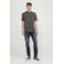 JACK & JONES JEANS INTELLIGENCE tapered jeans - blue denim