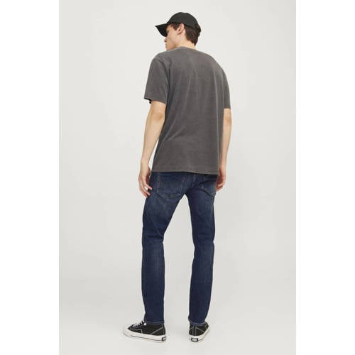 JACK & JONES JEANS INTELLIGENCE tapered fit jeans JJIMIKE JJORIGINAL blue denim afbeelding