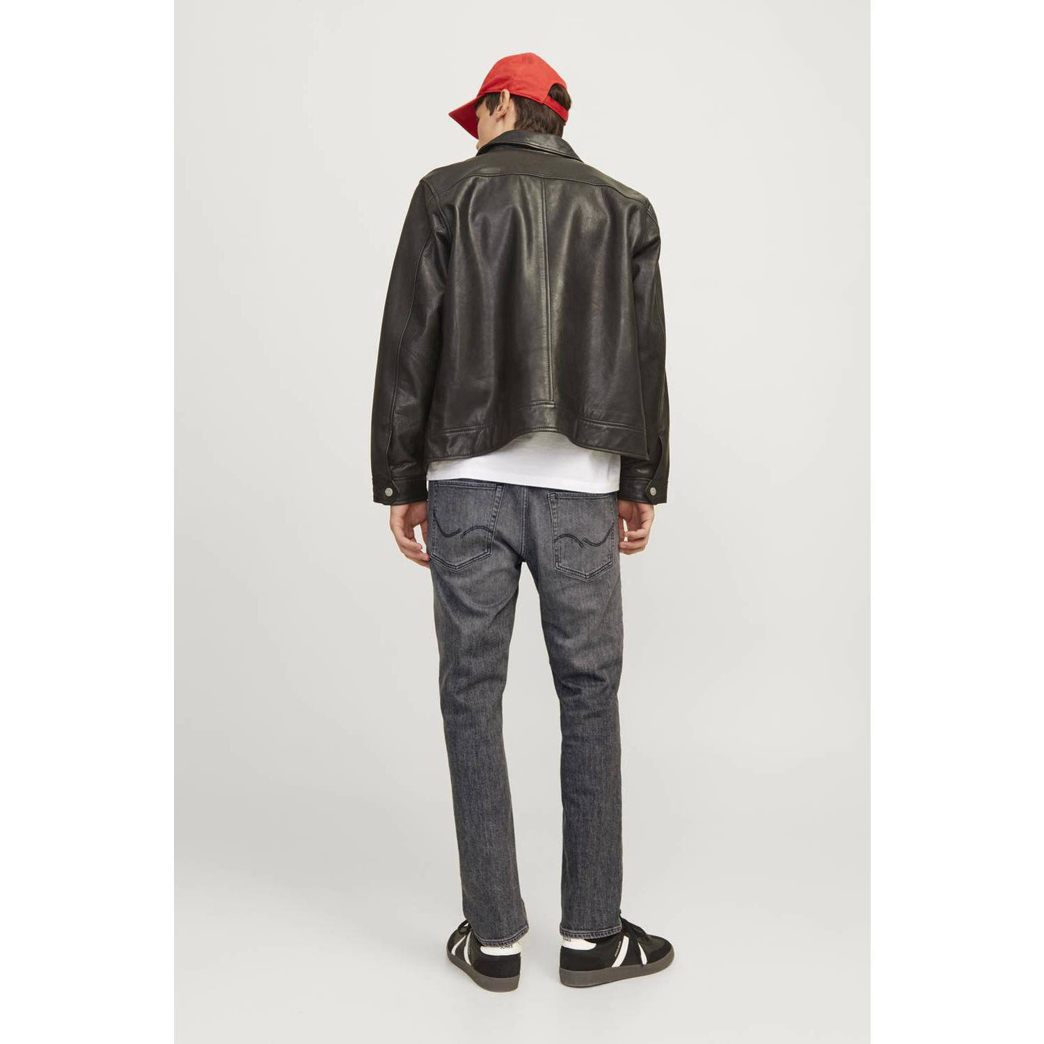 JACK & JONES JEANS INTELLIGENCE regular jeans JJICLARK grey denim