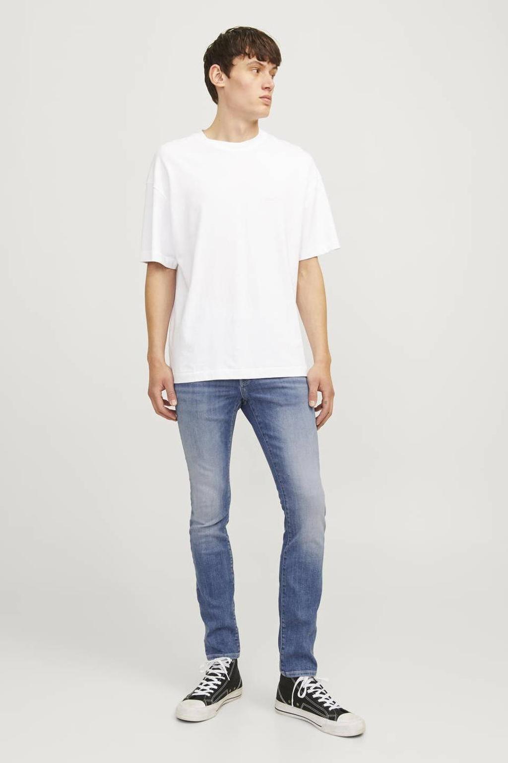 JACK & JONES JEANS INTELLIGENCE slim fit jeans JJIGLENN blue denim