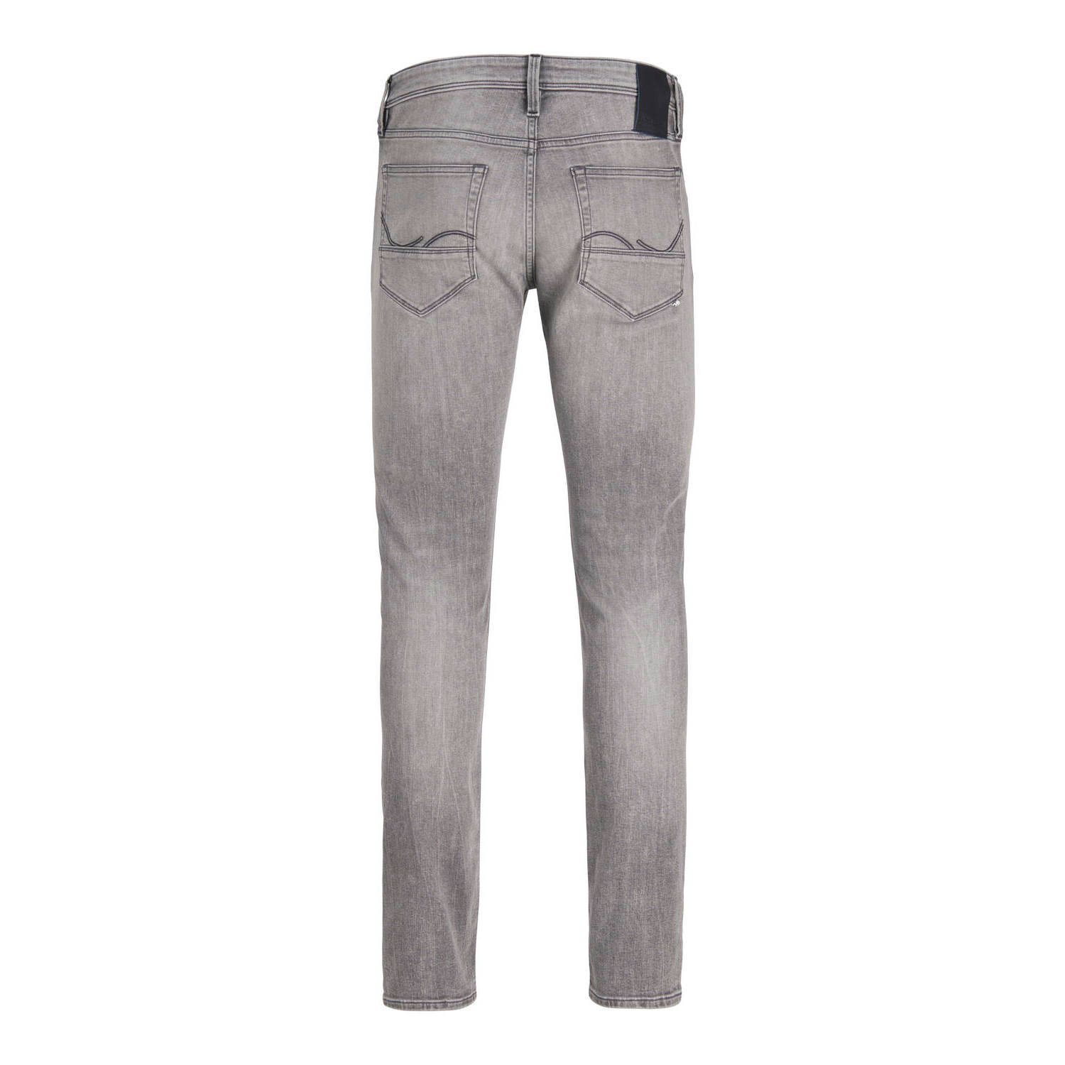 JACK & JONES JEANS INTELLIGENCE slim fit jeans JJIGLENN grey denim