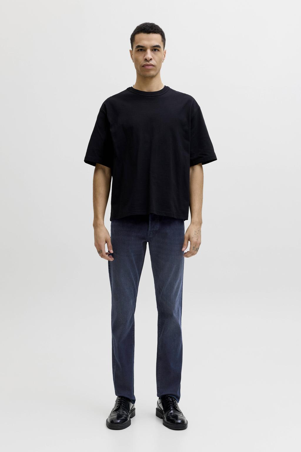 JACK & JONES JEANS INTELLIGENCE slim fit jeans JJIGLENN blue denim