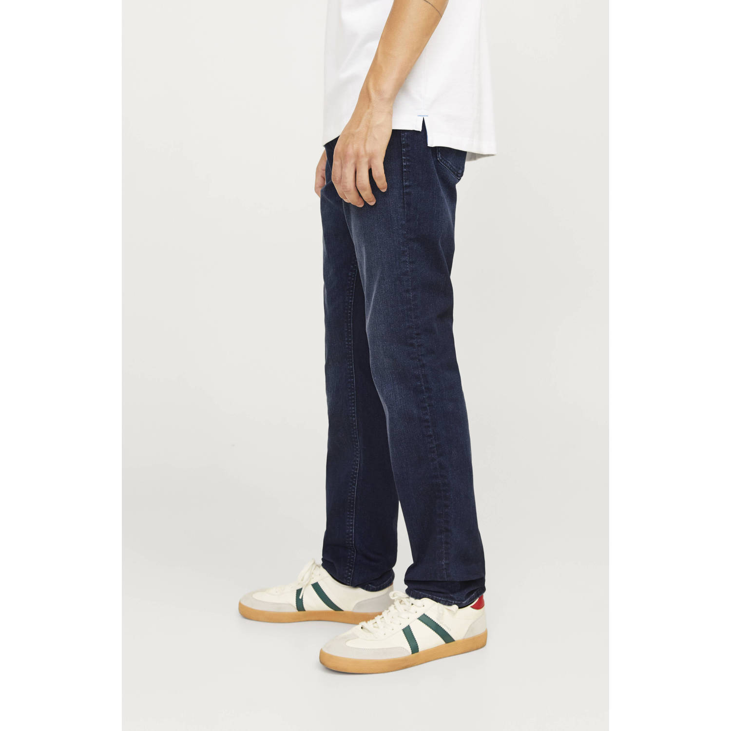 JACK & JONES JEANS INTELLIGENCE slim fit jeans JJIGLENN blue denim