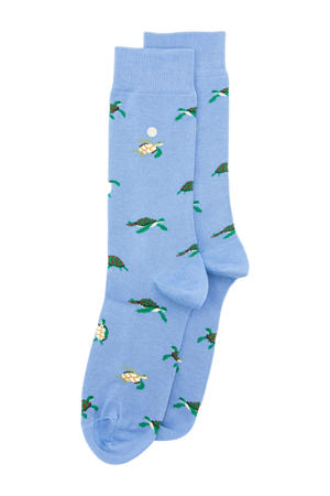 sokken Turtles lichtblauw