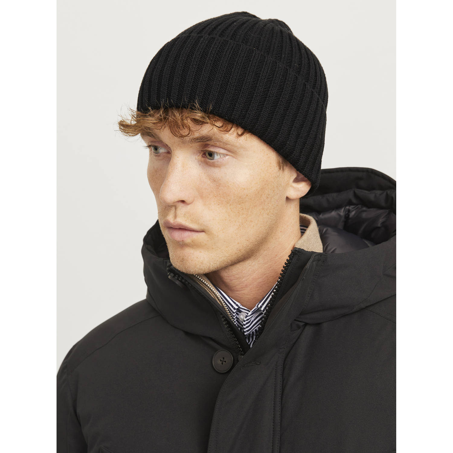 JACK & JONES muts JACPRIME zwart