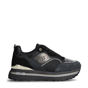 Maxi Wonder 73  suède sneakers zwart