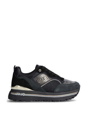 Maxi Wonder 73  suède sneakers zwart