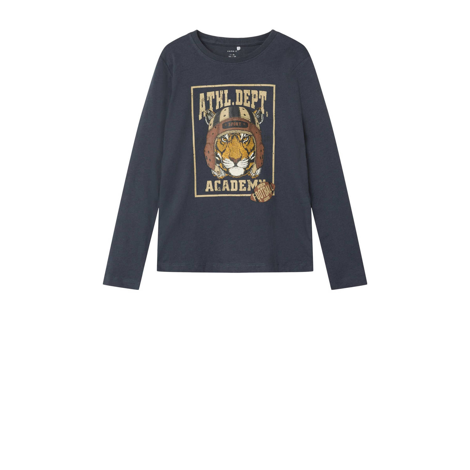 NAME IT KIDS longsleeve NKMORINDO met printopdruk diep donkerblauw