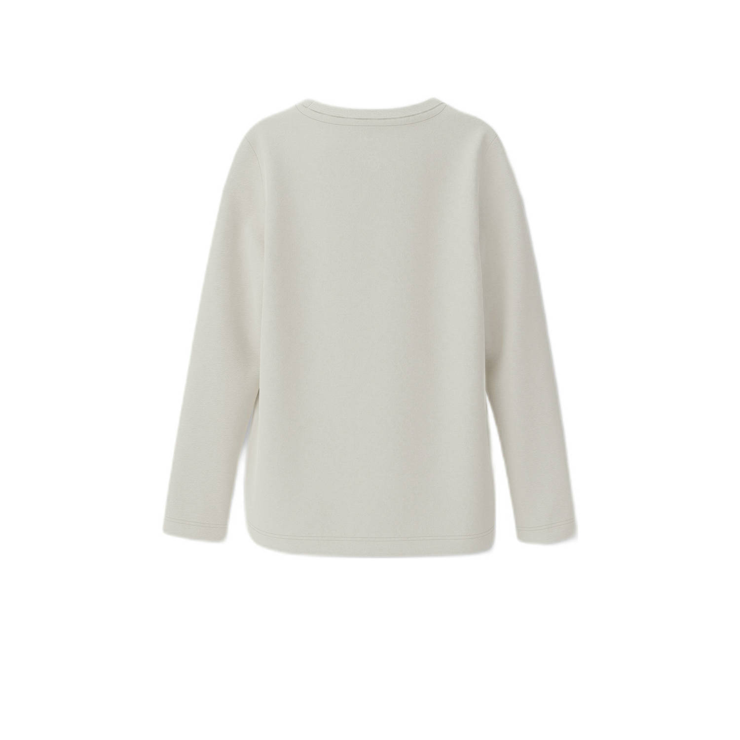 NAME IT KIDS longsleeve NKFOLISIA met printopdruk offwhite