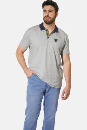 polo EARL BARTHOLOW Plus Size grijs