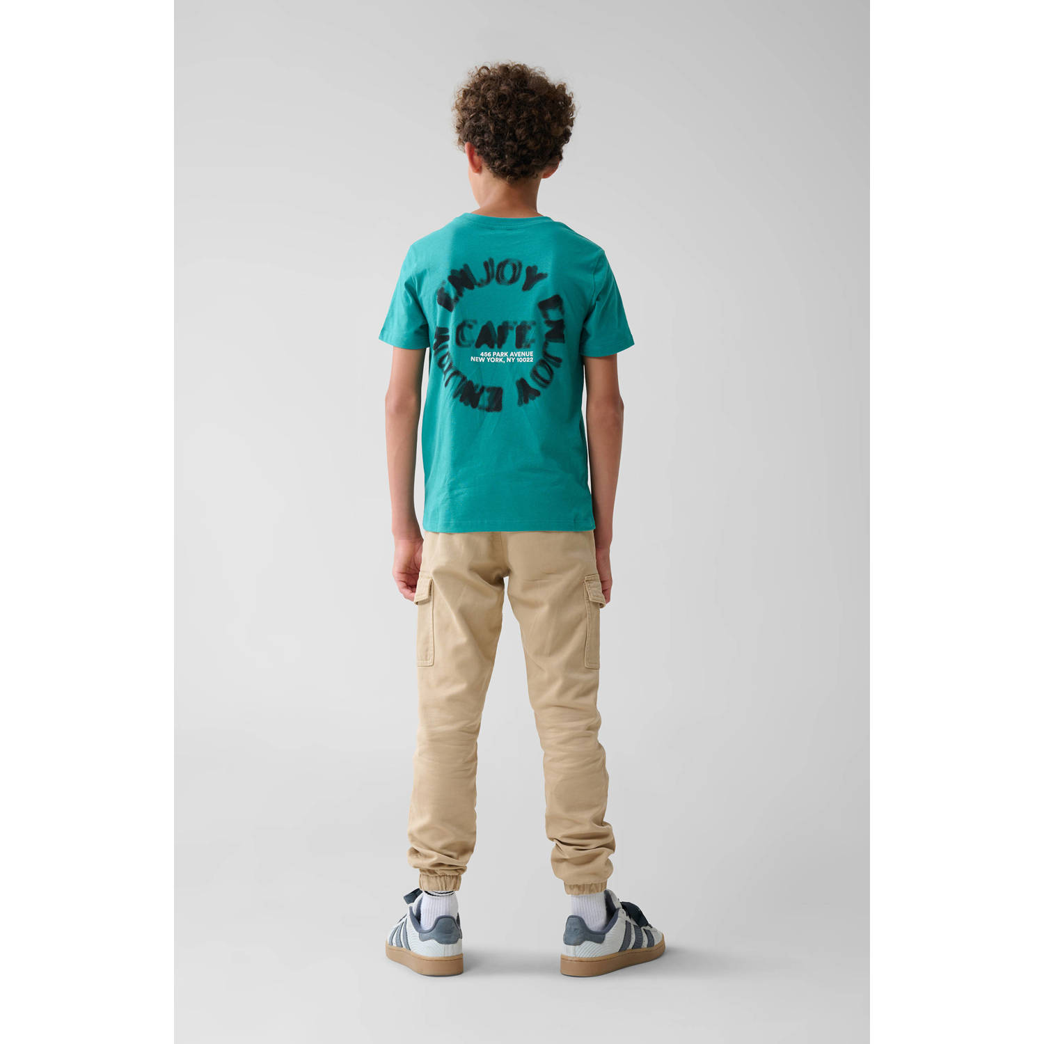 Shoeby T-shirt met backprint groen