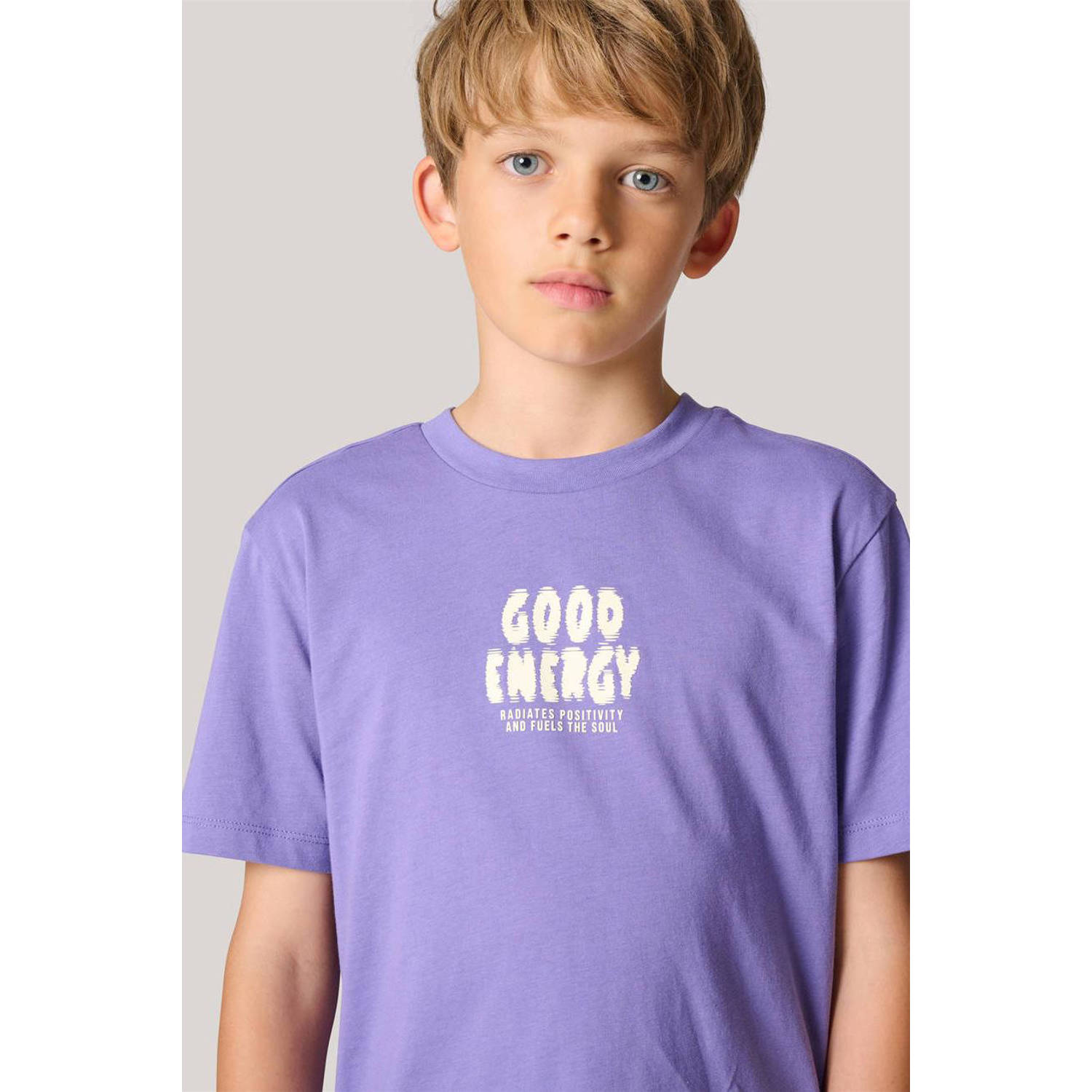 Shoeby T-shirt met backprint paars